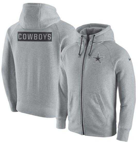 Men's Dallas Cowboys Nike Gridiron Gray 2.0 Full-Zip Hoodie - Ash FengYun,We sell and wholesale Men's Dallas Cowboys Nike Gridiron Gray 2.0 Full-Zip Hoodie - Ash FengYun on line form chian!